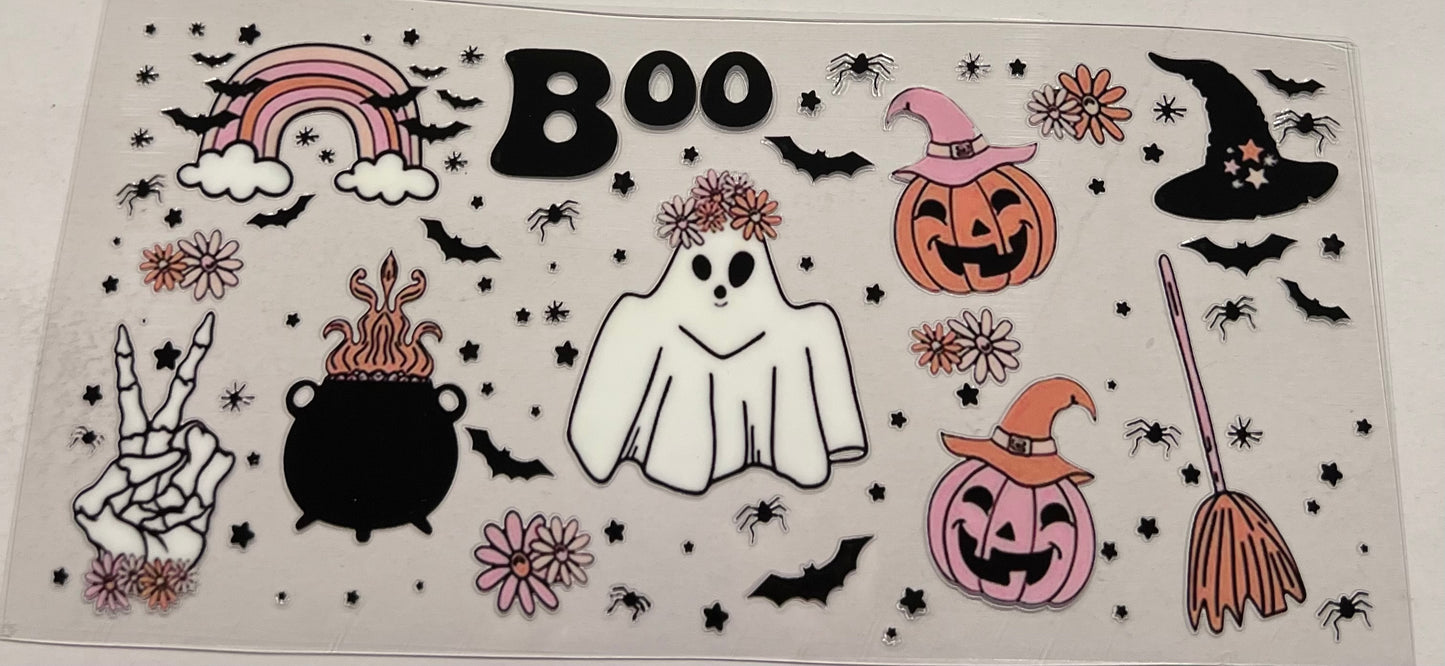 Boo ghosts witch hat 096
