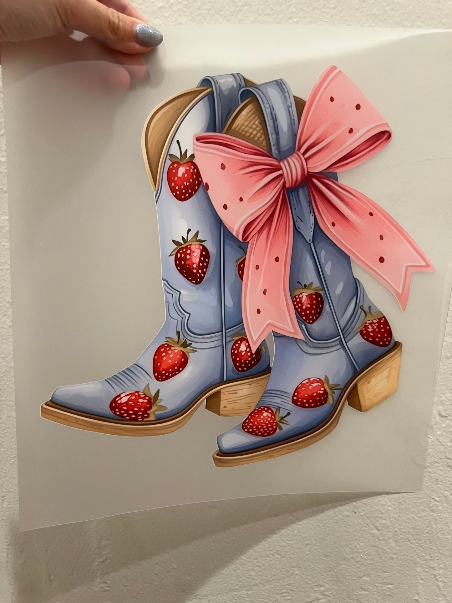 Strawberry boots