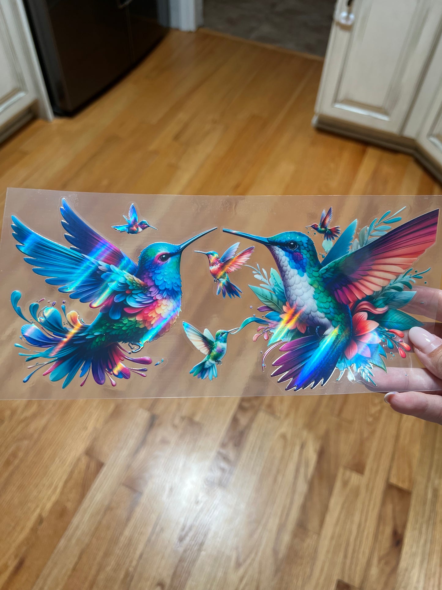 Holographic humming bird
