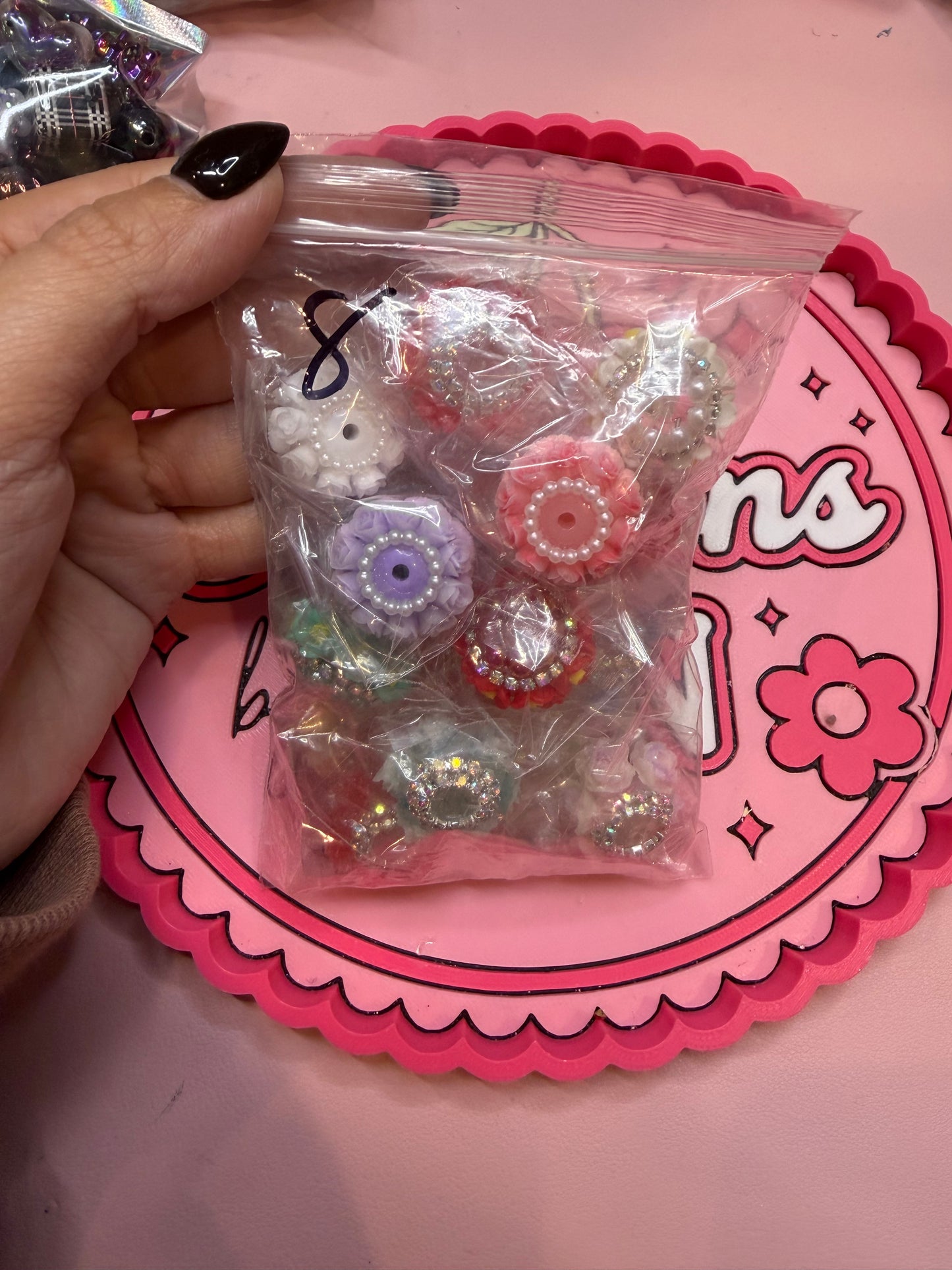 Fancy flower Bead bags