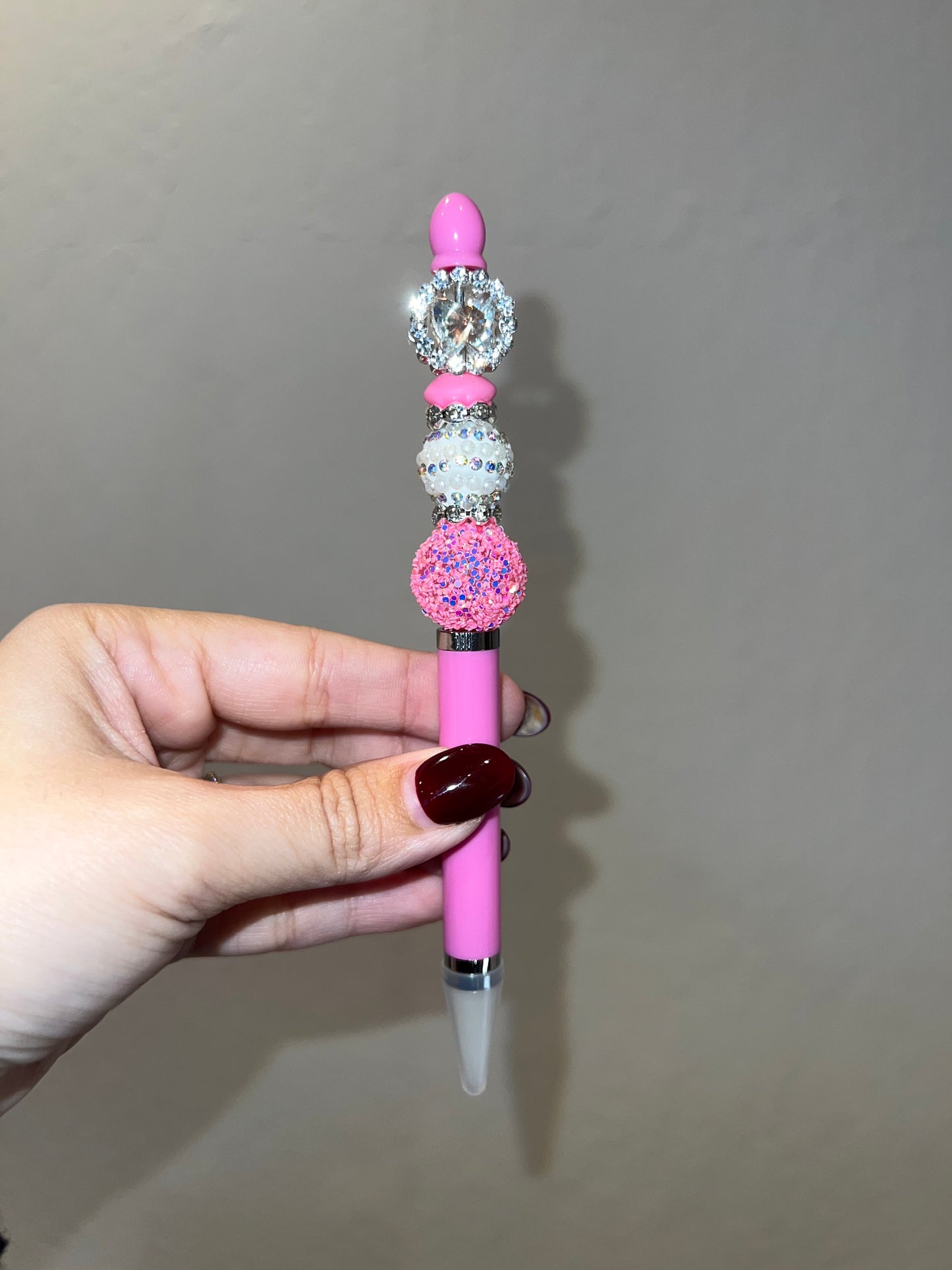 Pink wax pen