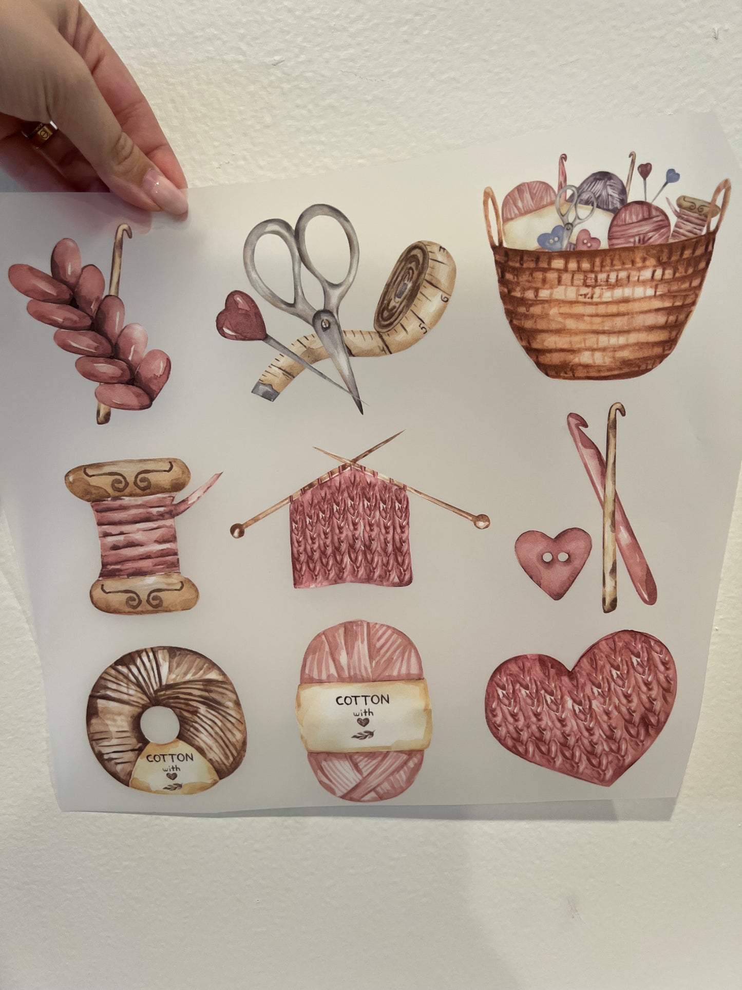 Knitting sewing