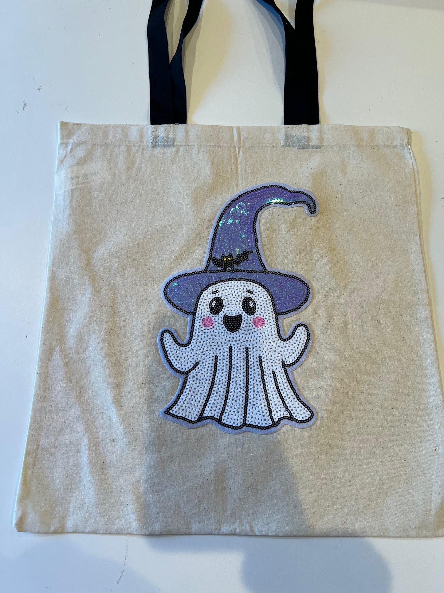 Tote ghost black handle