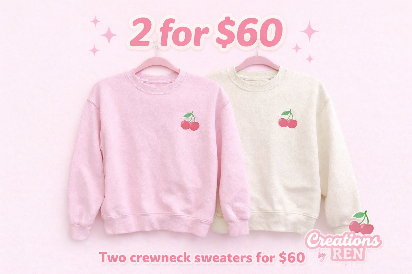 2 for $60 Gildan Crewneck Sweaters