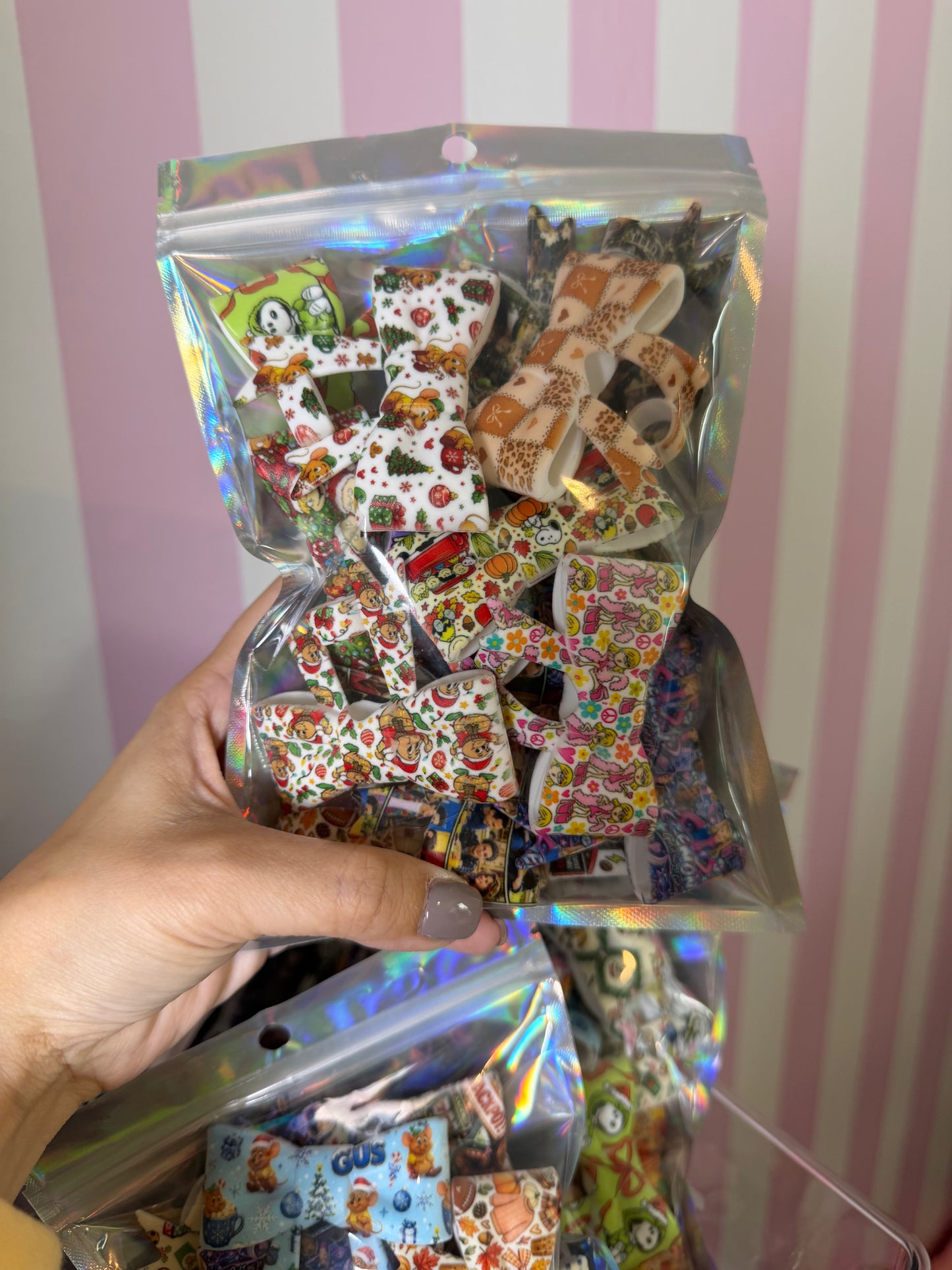 15pc bows (every bag is diff)