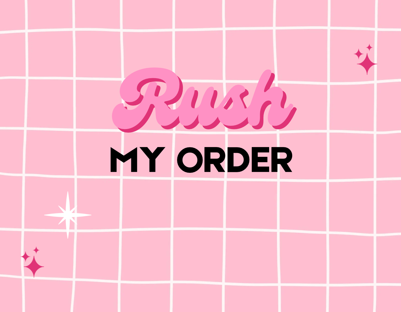 Rush My Order (Apparel & Pens)