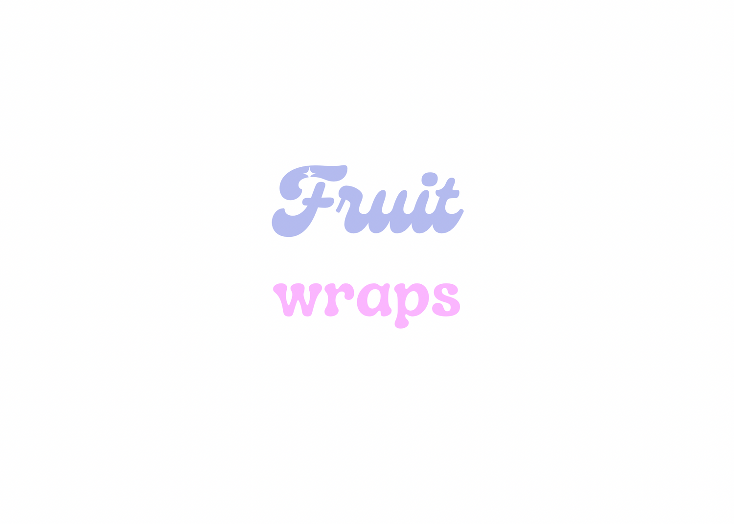 Fruit wraps