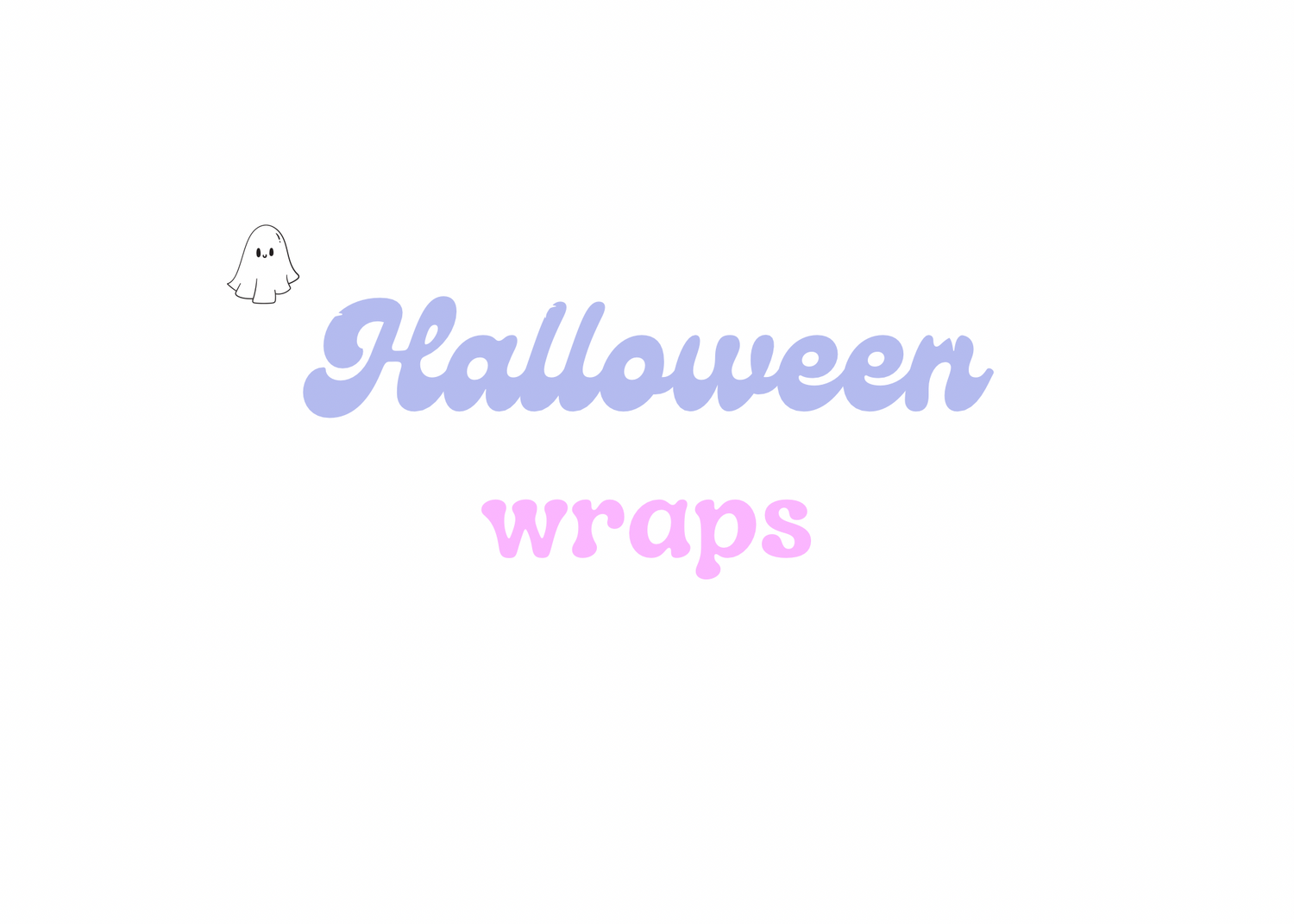 Fall/Halloween wraps