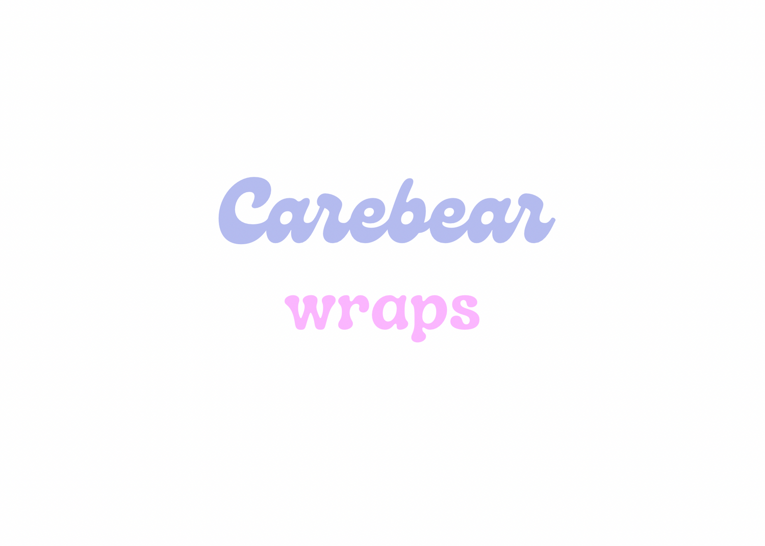 Carebear wraps