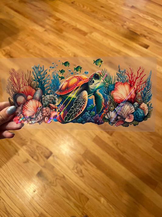 Holographic sea turtle