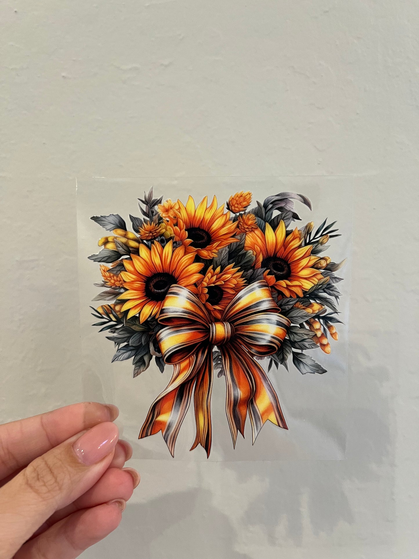 Sunflower decal