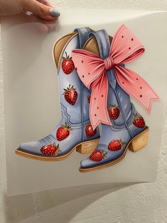 Strawberry boots