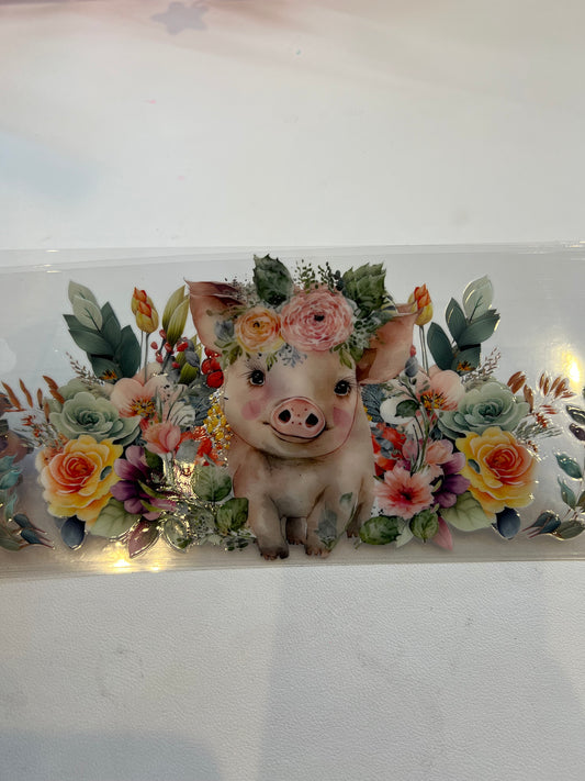 Pig floral wrap