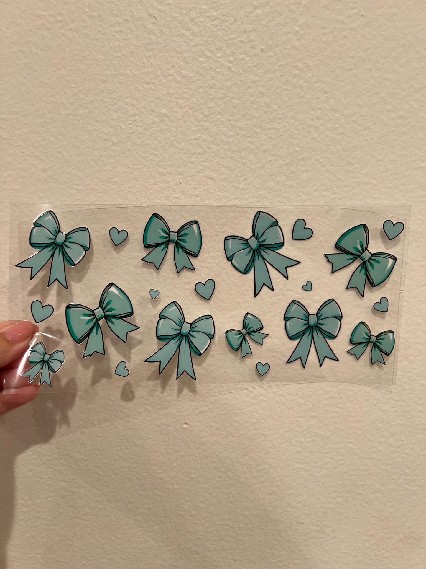 Blue bows