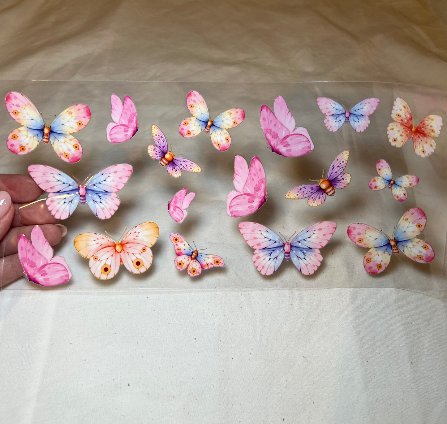 Pastel butterflies