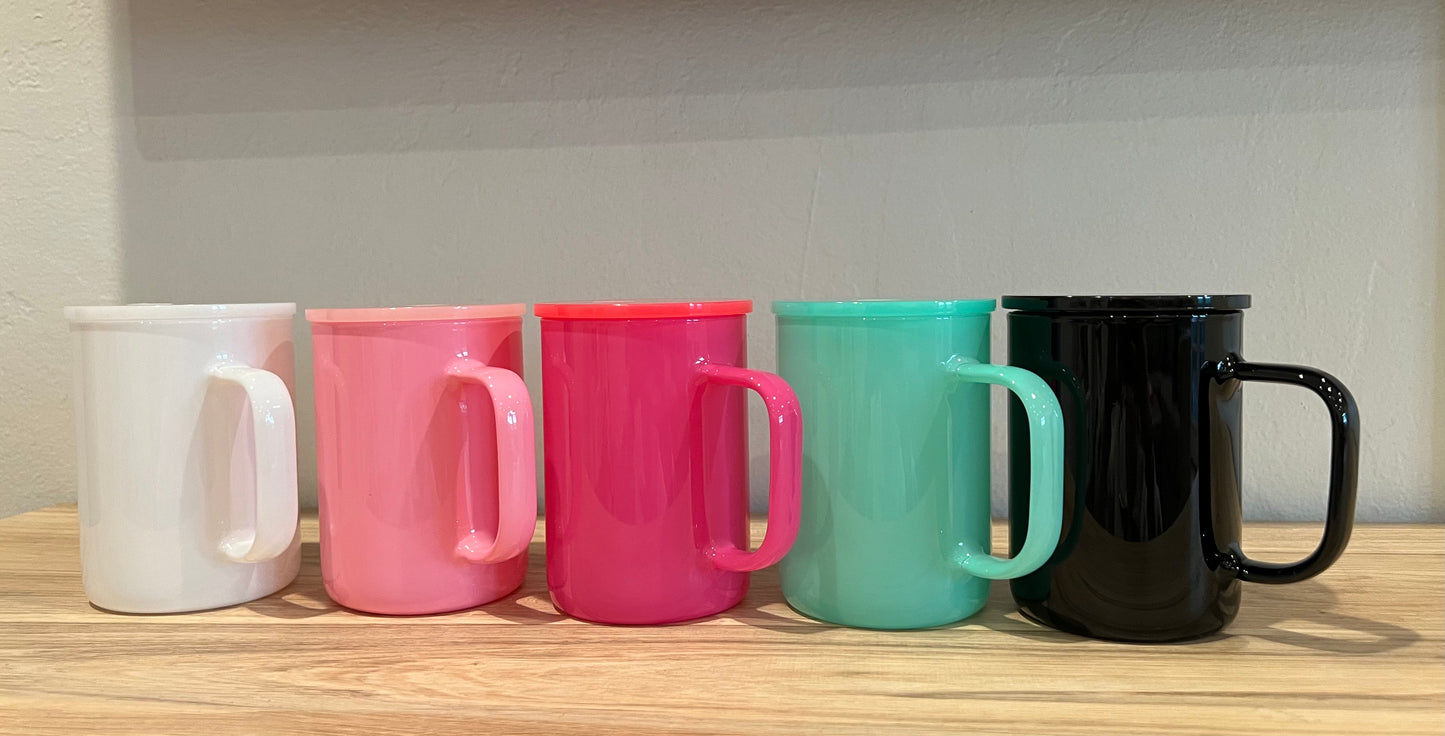 16oz colored glass Mugs