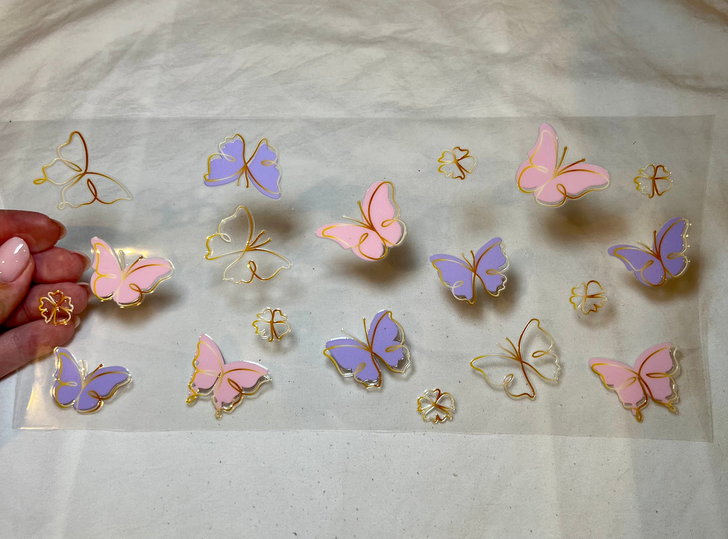 Pastel butterflies