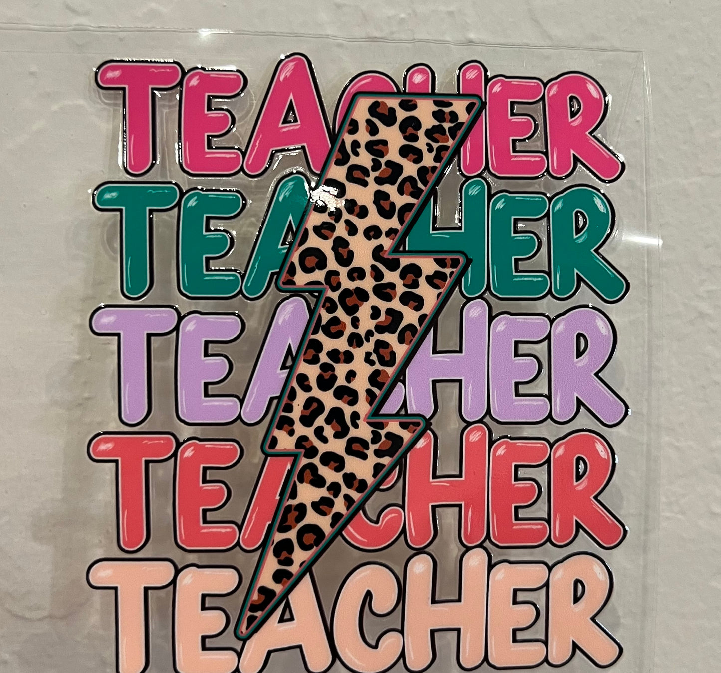 Teacher decal