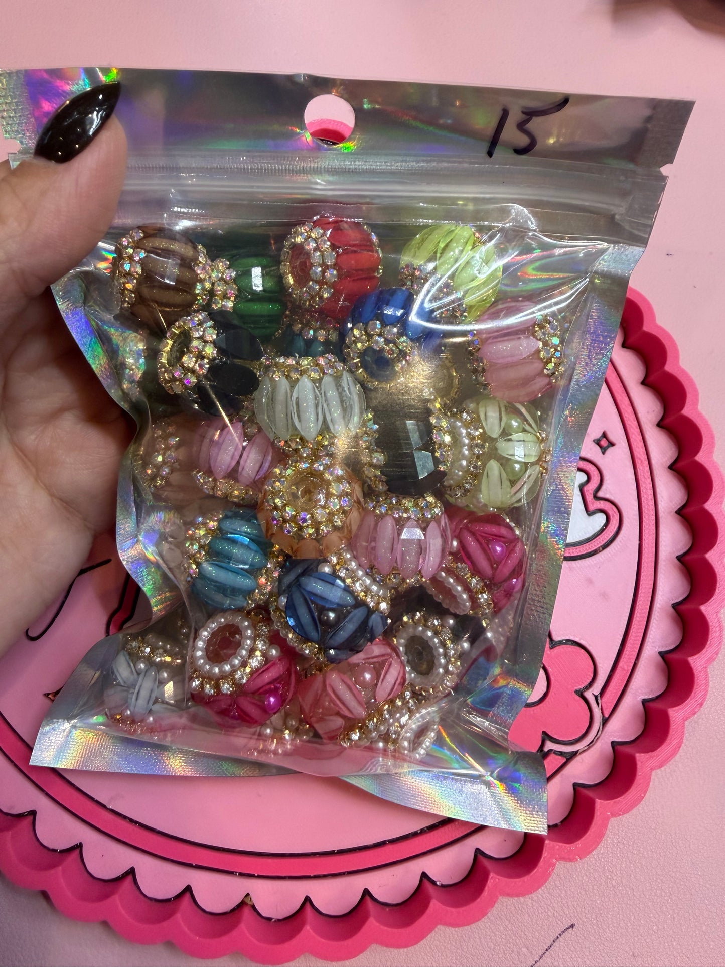 Random fancy beads