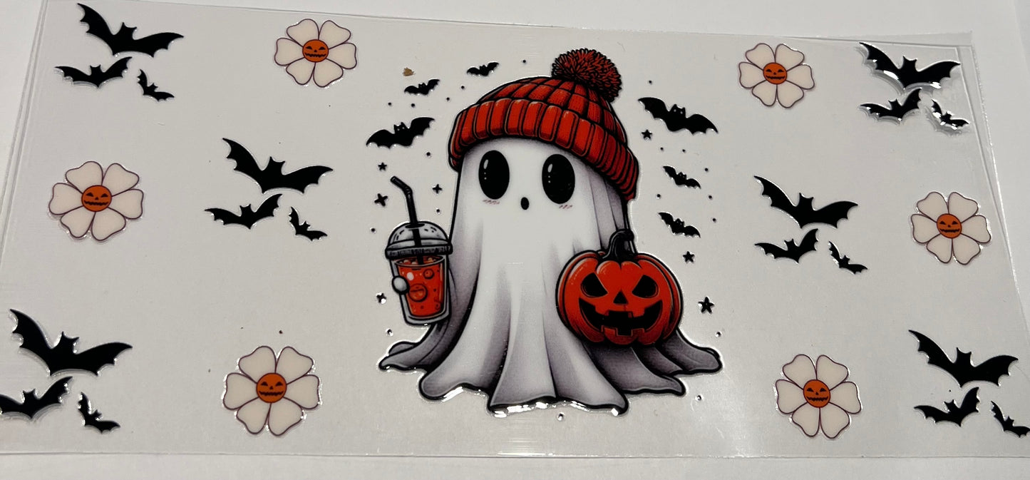 Ghost with beanie wrap