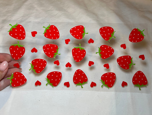 Strawberries and hearts