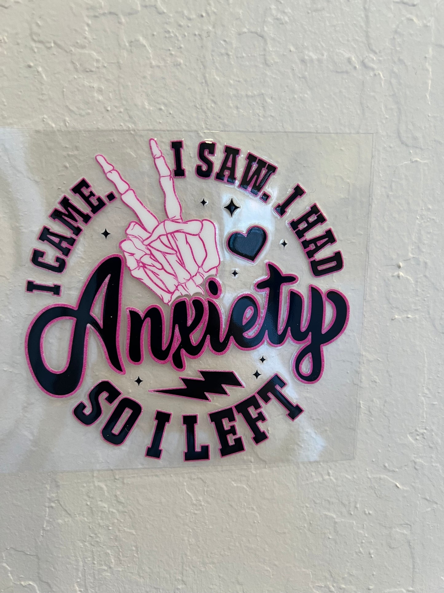 Anxiety decal