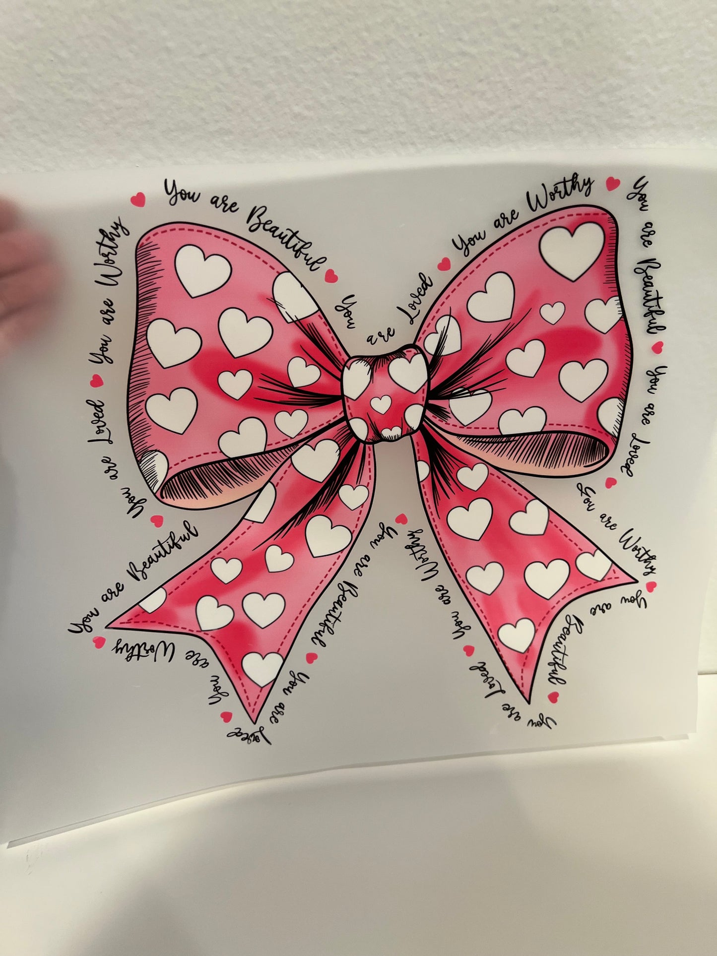 Faith heart bow