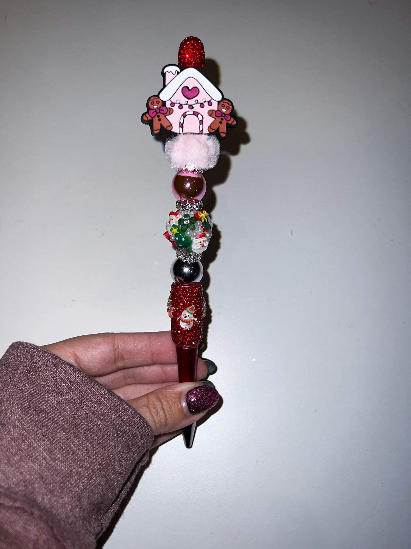 Pink gingerbread w fluff