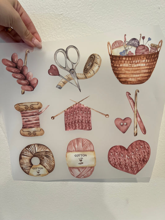 Knitting sewing