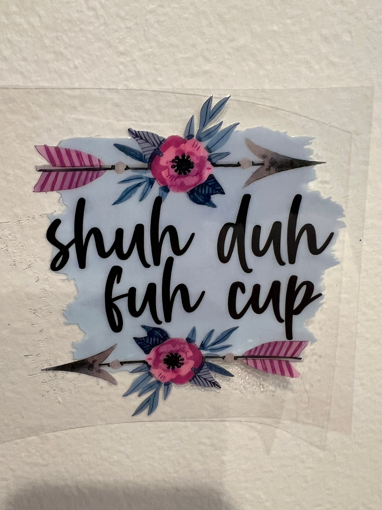 Shuh d f up decal