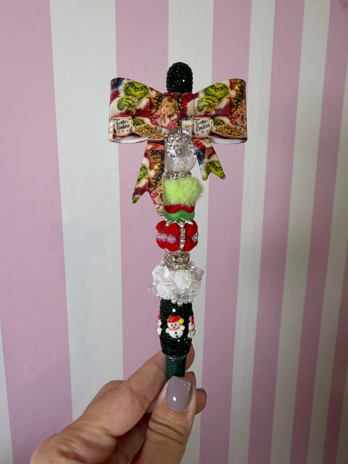 Grinchy bow