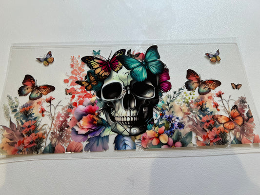 Floral skull