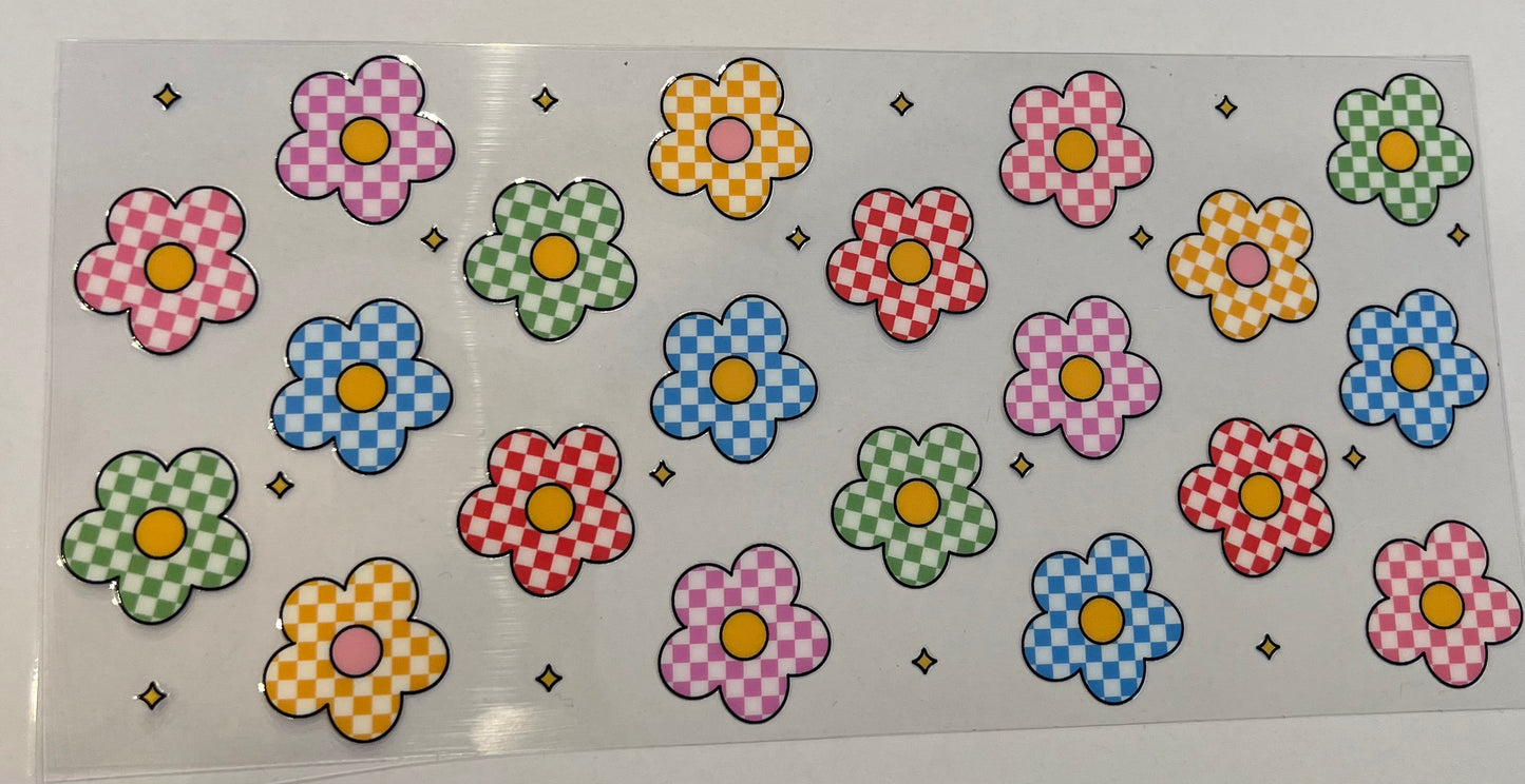 Checkered flowers