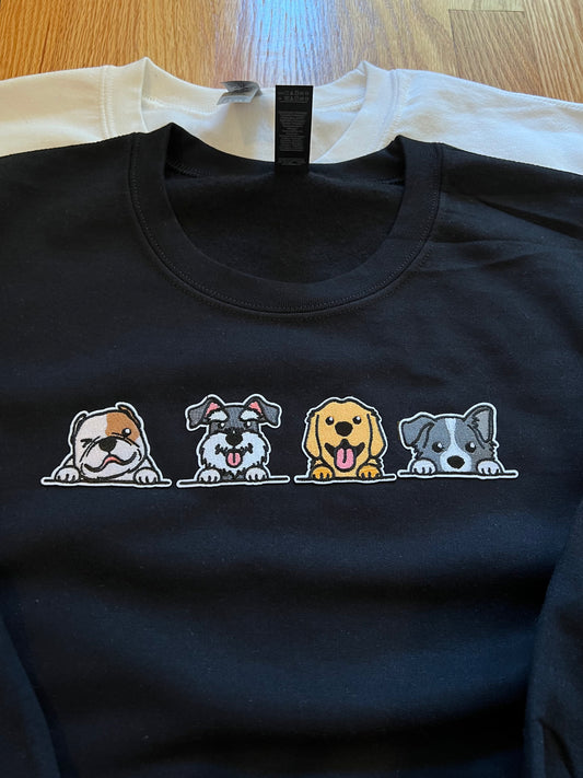 Dog lover Embroidered Sweater