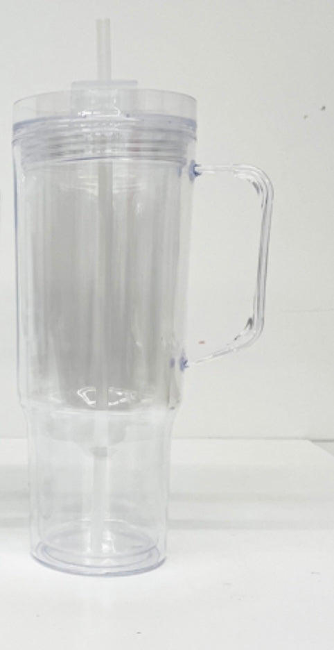 40oz Acrylic Snowglobe with Handle