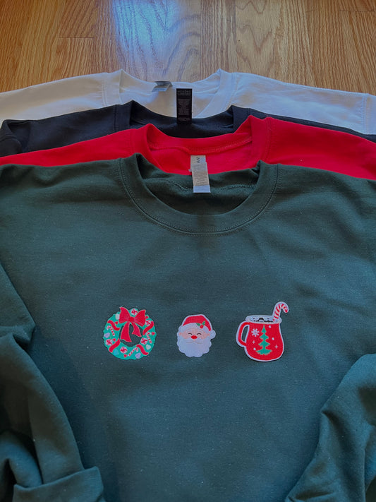 Christmas Embroidered Sweater