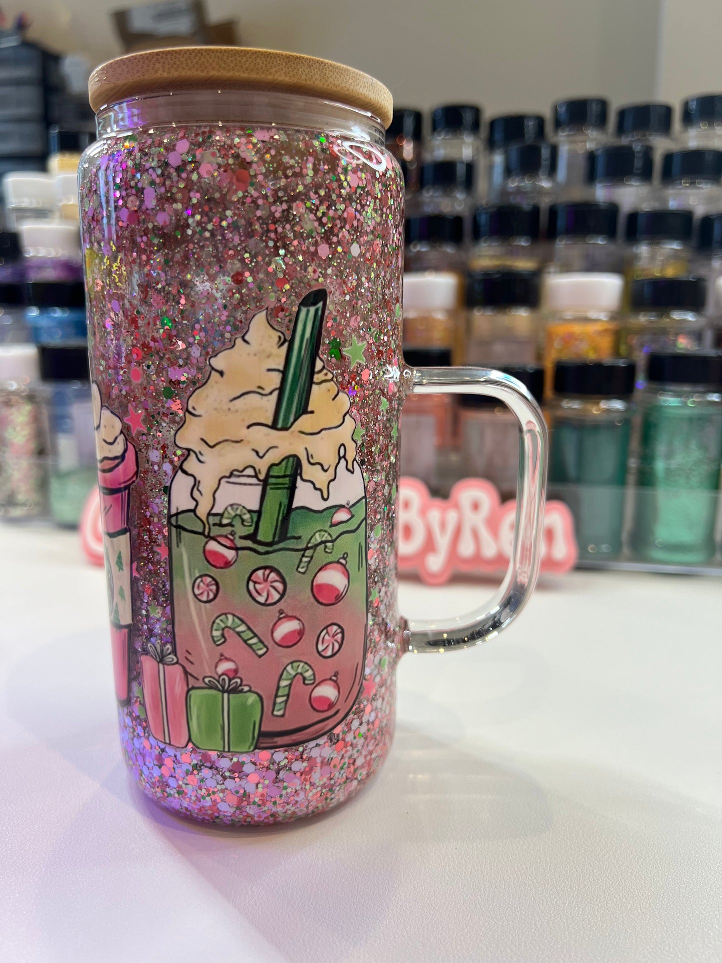 Premade Xmas cup