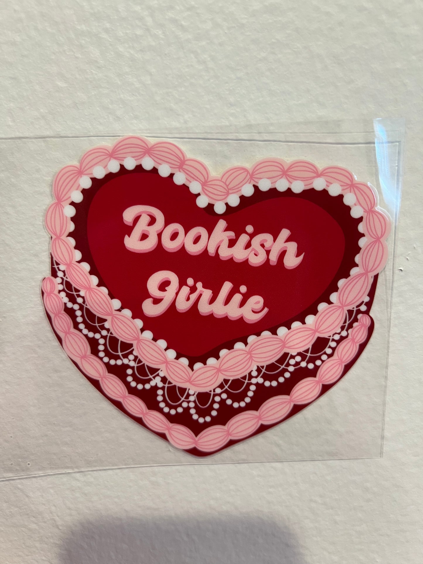 Bookish girl decal