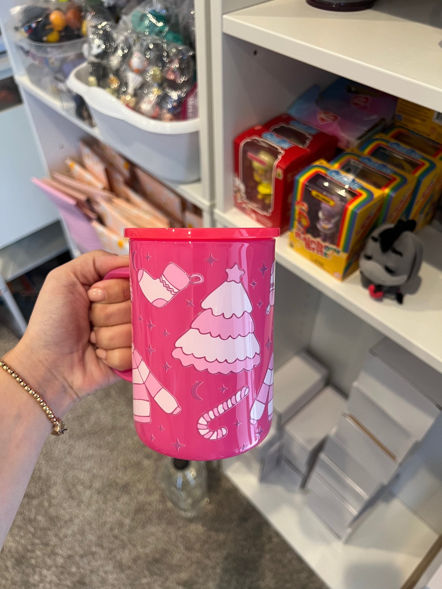 Premade glass mug
