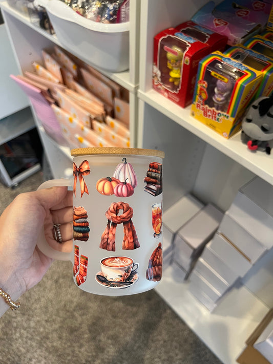 Premade glass mug