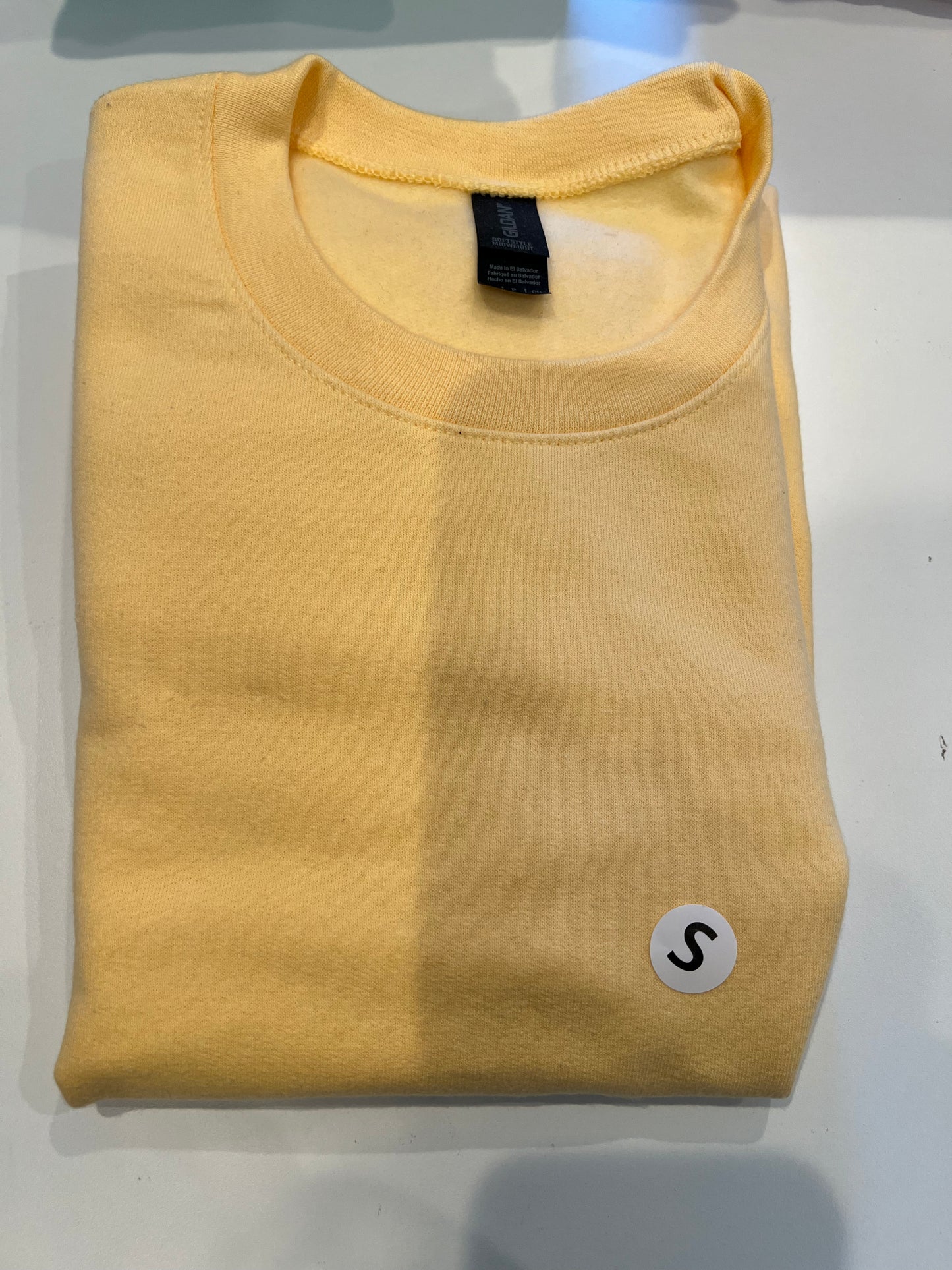 Small Butter yellow crew