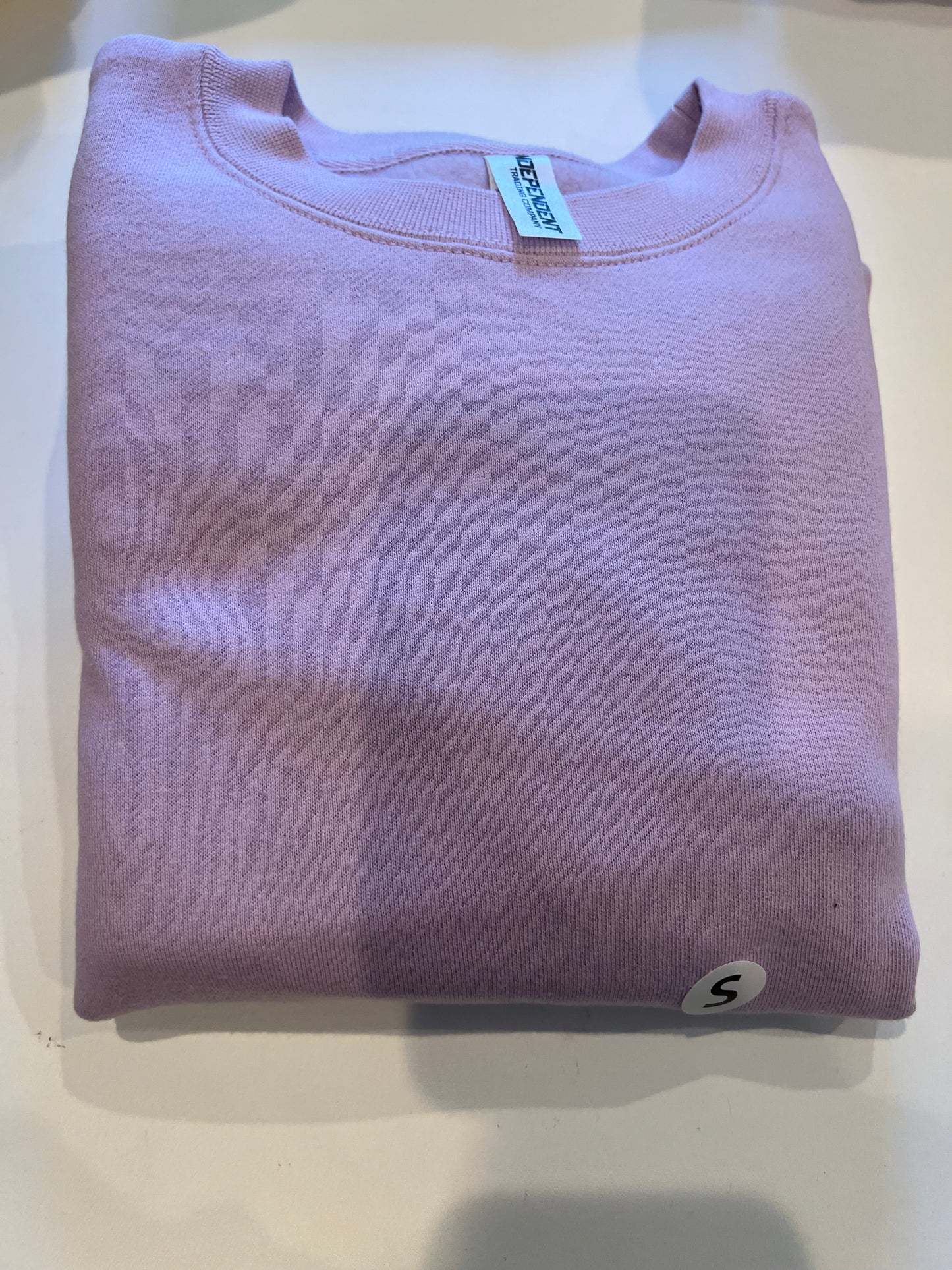 Small lavender crewneck