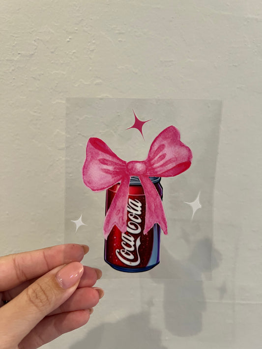 Coke bow decal