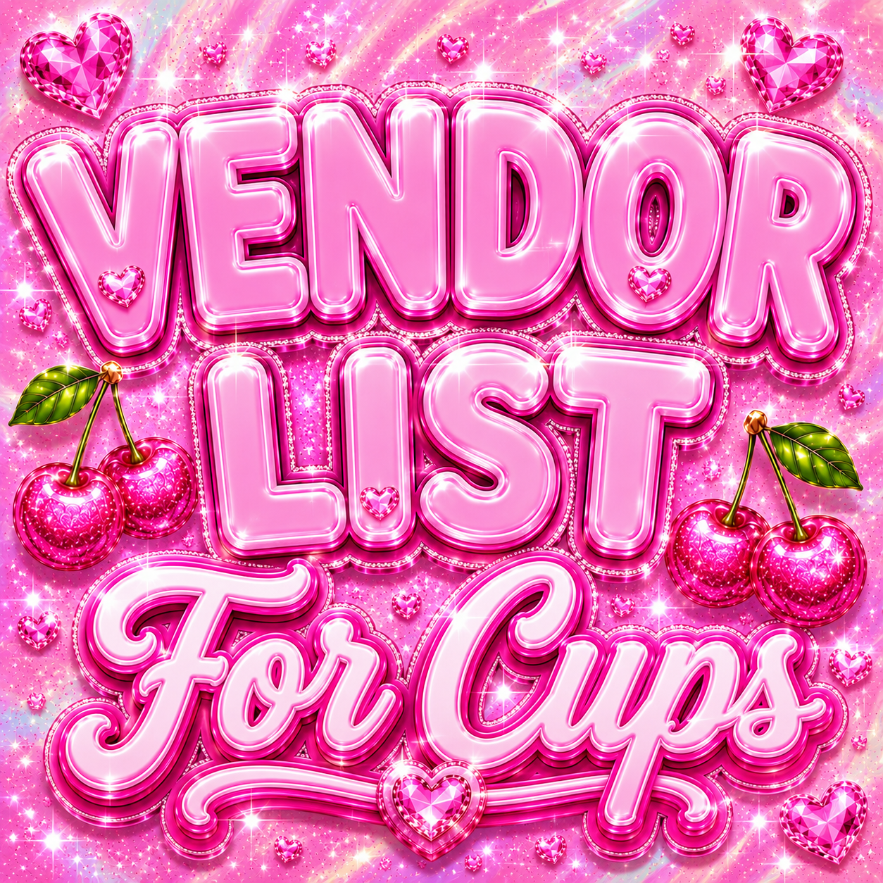 Vendor List- Cups