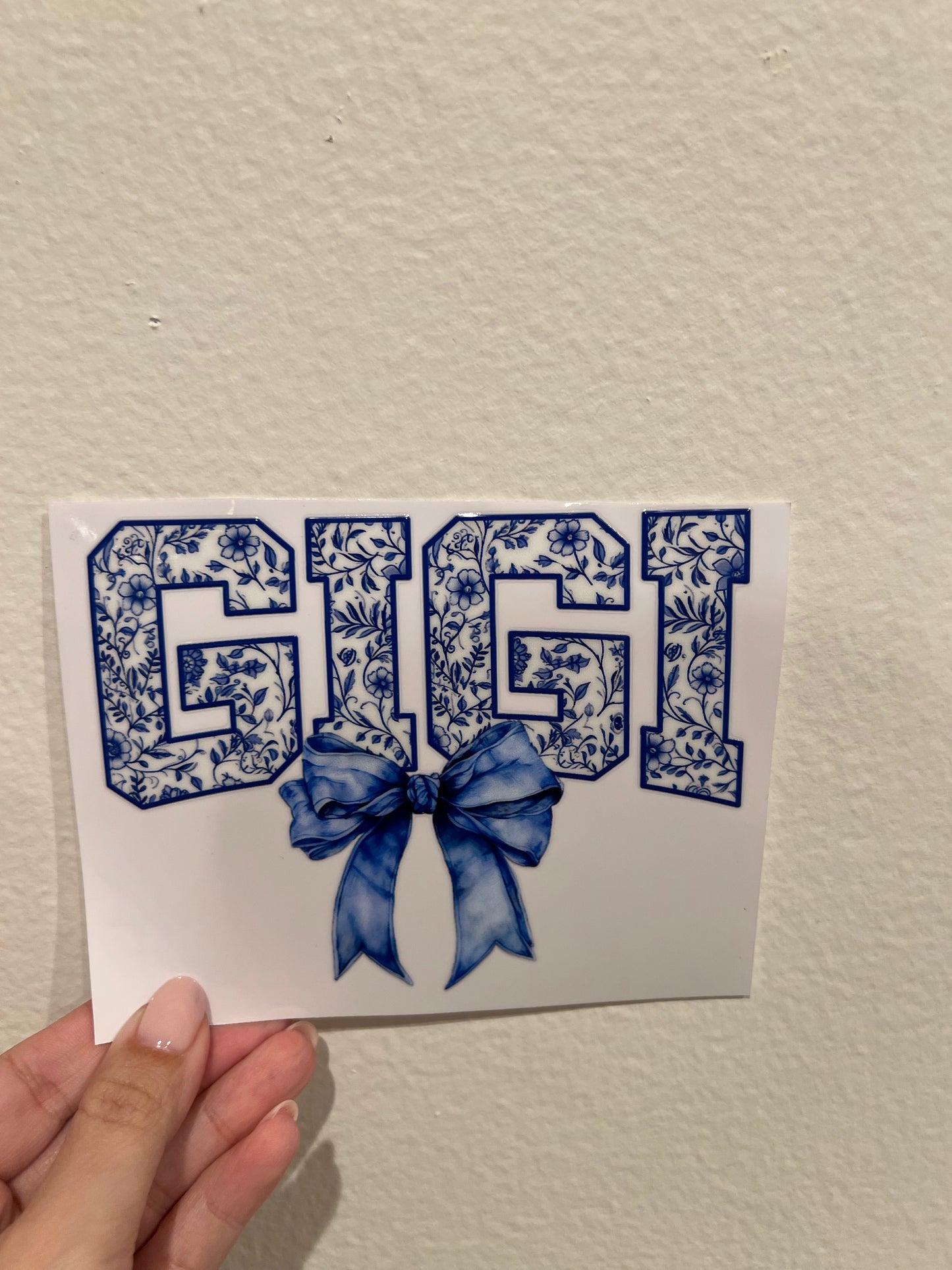 Gigi decal