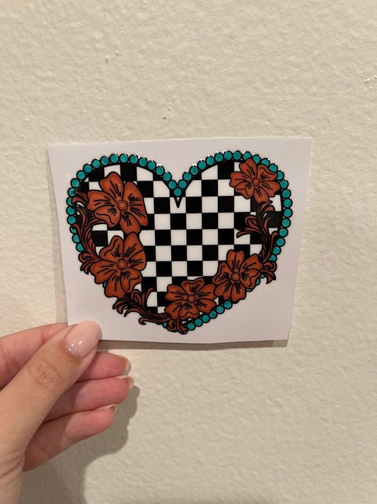 Checkered heart