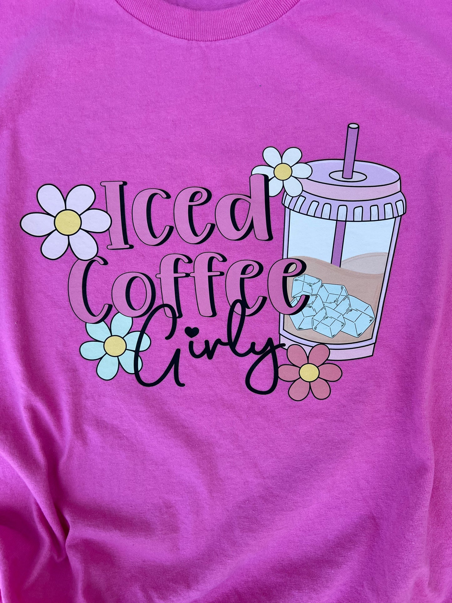 Iced coffee girly