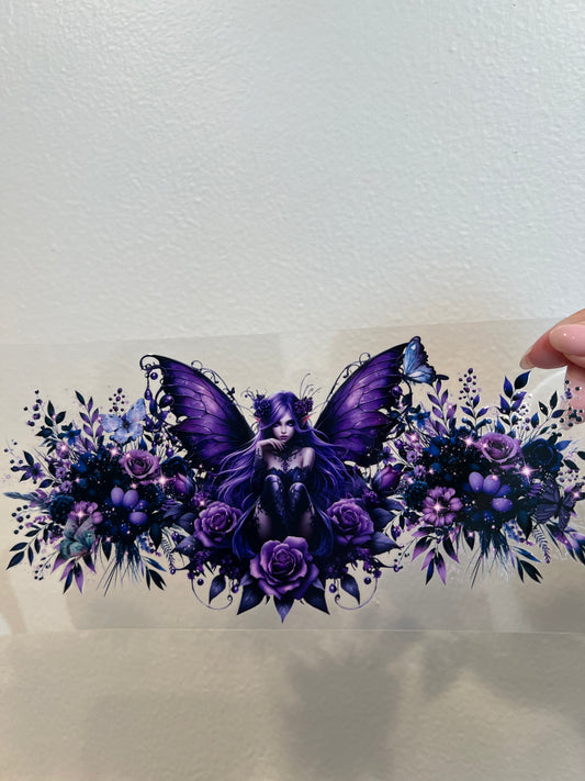 Purple butterfly angel