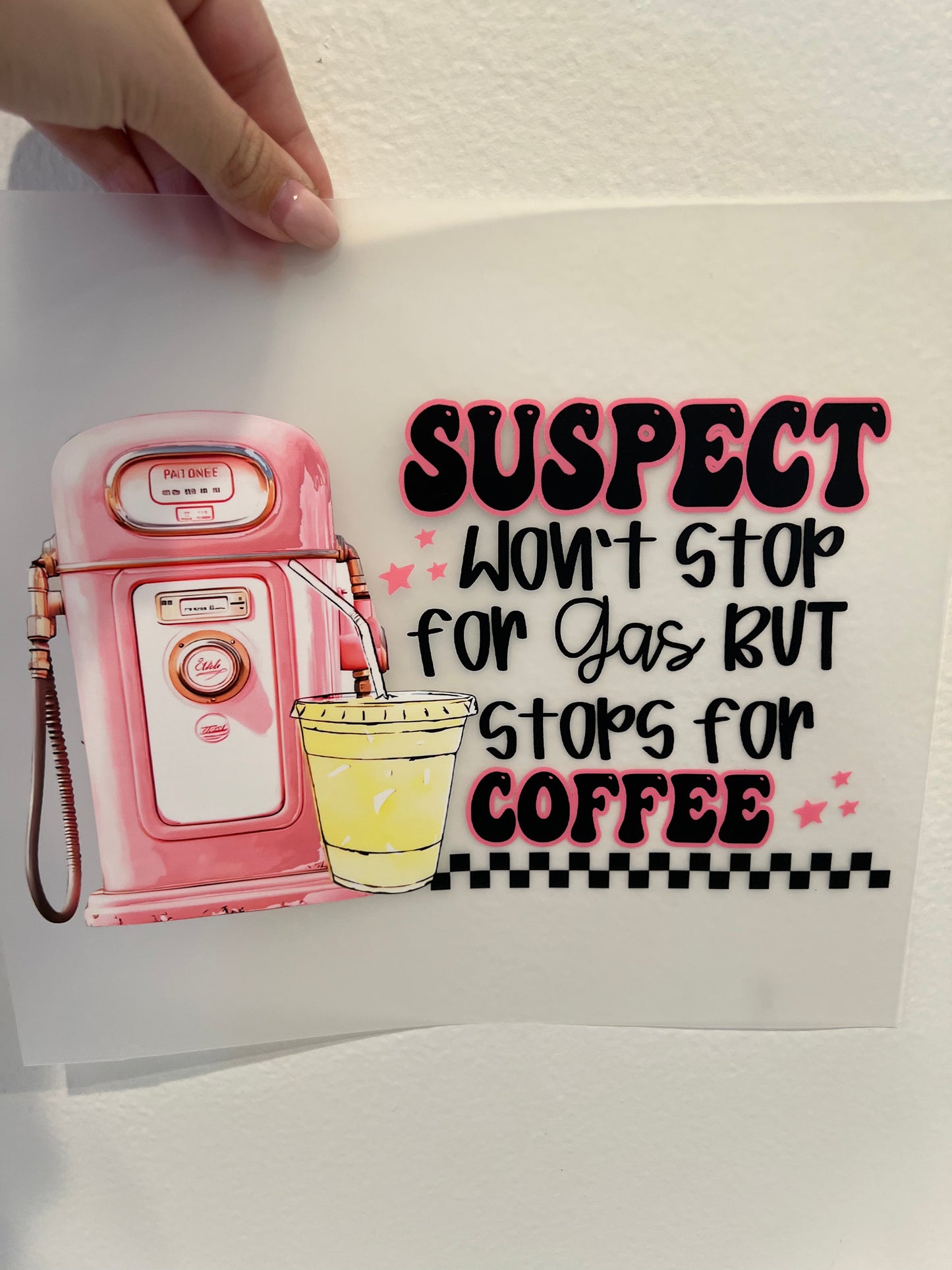 Suspect coffee print