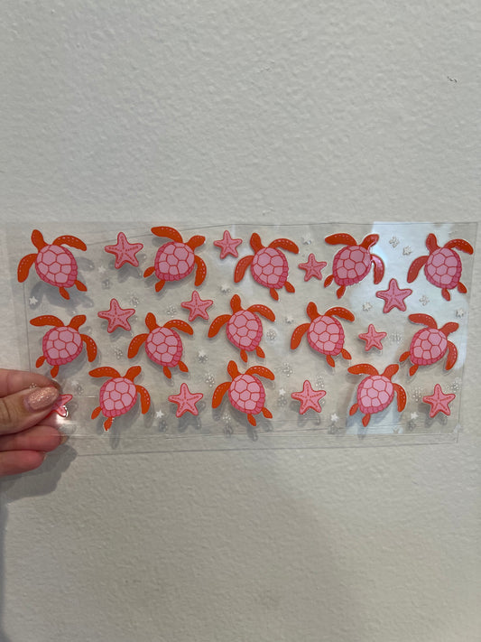 Sea turtle orange